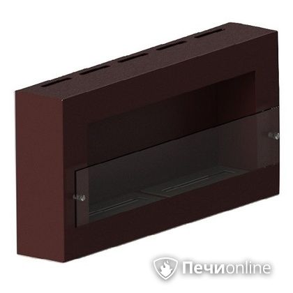 Биокамин ЭкоЛайф Window Fat II Glass black burgundy Арома в Воронеже
